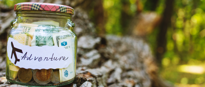 Jar with money